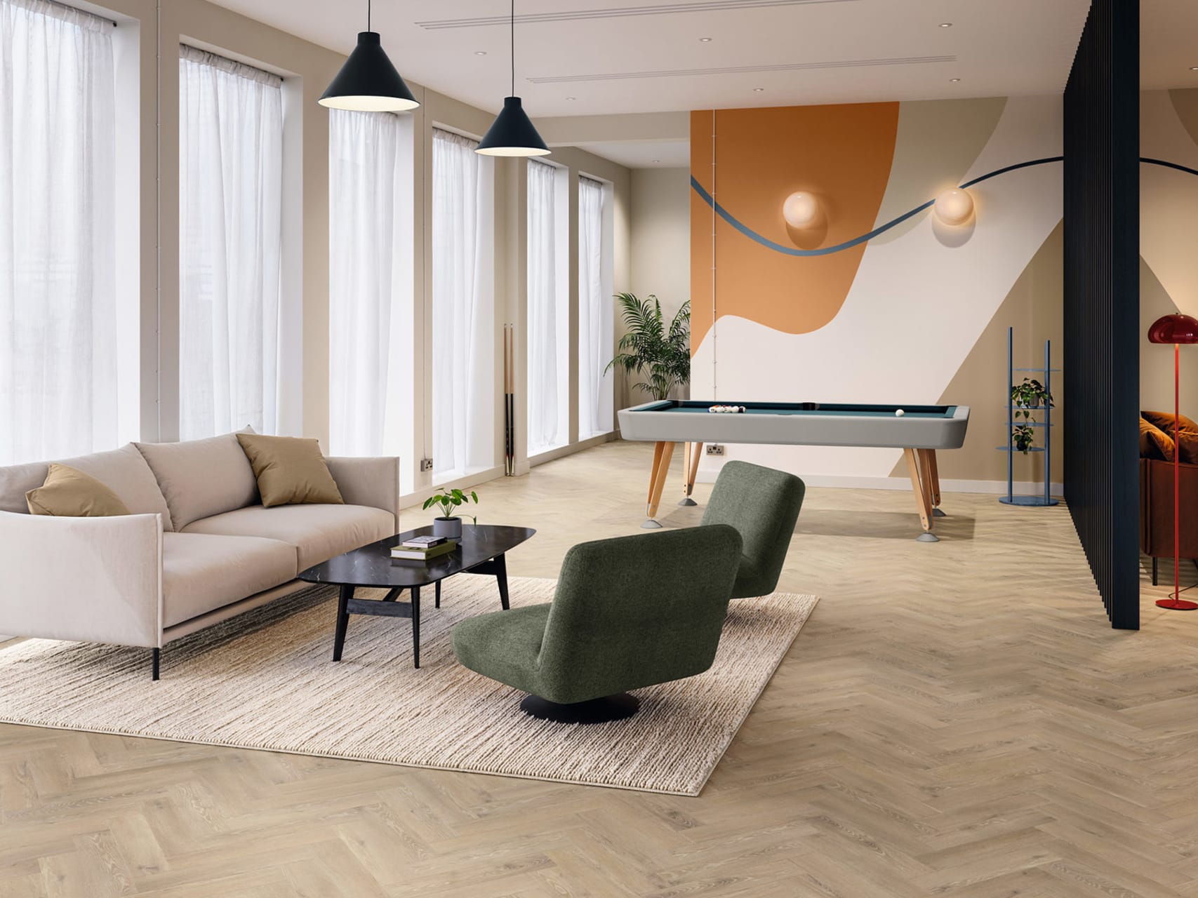 Hartland Oak: Commercial LVT Flooring from the Amtico Spacia